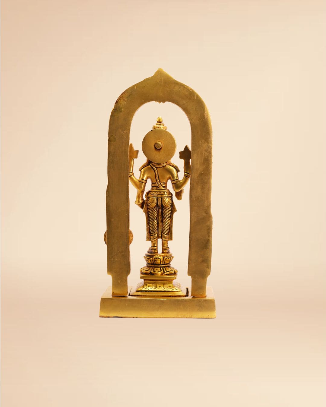 Handcrafted Brass Balaji Idol 15inch x 7inch - Lord Venkateshwara Standing Statue