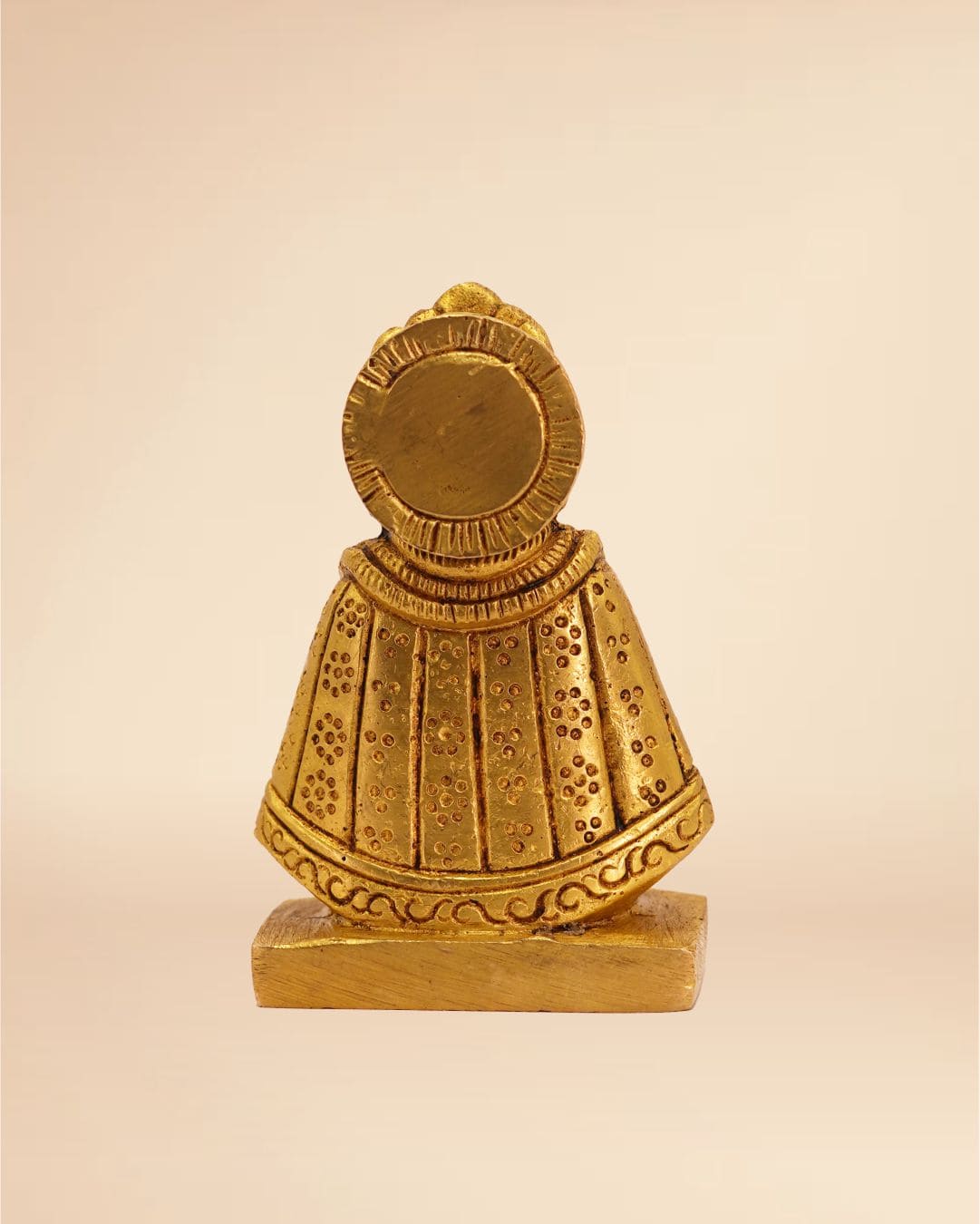 Brass Khatu Shyam Idol 1.5inch x 2inch - Shyam Baba Statue for Puja & Home